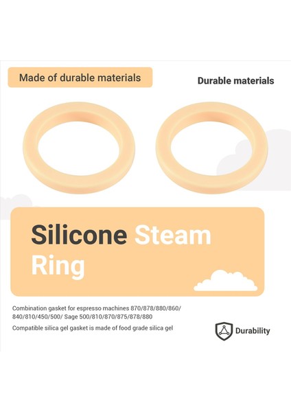 Breville Için 54 mm Silikon Buhar Halkası, 4'lü Grup Başlığı Contası (Yurt Dışından) fırsatları