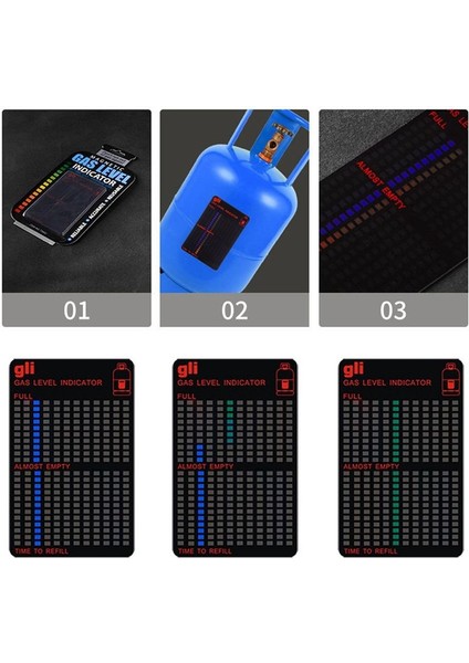 Pratik Propan Yakıt Gazı Tankı Göstergesi Sıcaklık Ölçüm Çubuğu (Yurt Dışından)