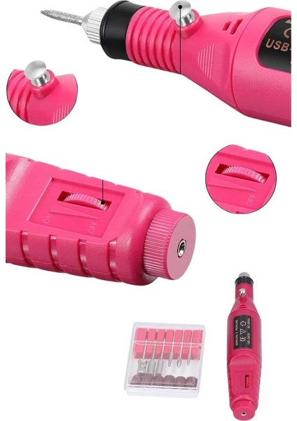 Elektrikli Profesyonel Manikür Pedikür Seti Değiştirilebilir Başlık Seçeneği - FEİ6357-953 modelleri