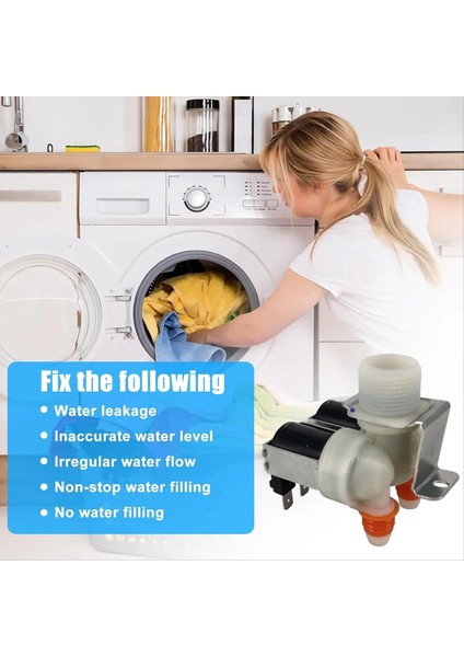 Sharp Için FPS180G45 Çamaşır Makinesi Su Giriş Vanası Tertibatı (Yurt Dışından) indirimleri