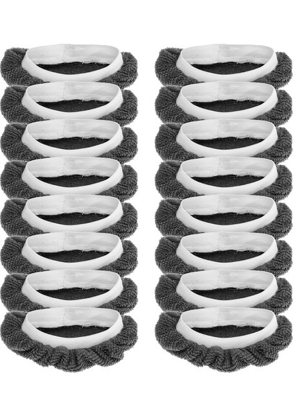 El Tipi Buharlı Temizleyici Için Yıkanabilir Buharlı Temizleyici Pedleri Gri (Yurt Dışından)