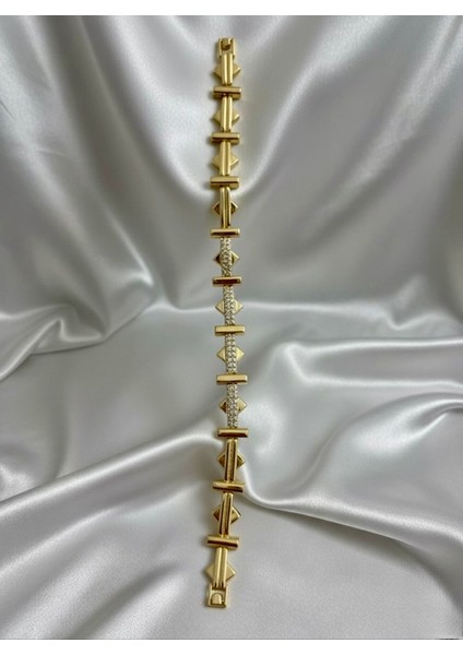 Xuping 14 Ayar Vip Zirkon Taşlı Gold Çelik Bileklik fırsatları
