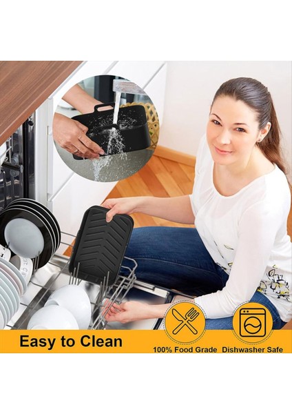 Ninja Air Fryer Için 2 Adet Silikon Kaplama Yeniden Kullanılabilir 10QT (Yurt Dışından) indirimleri