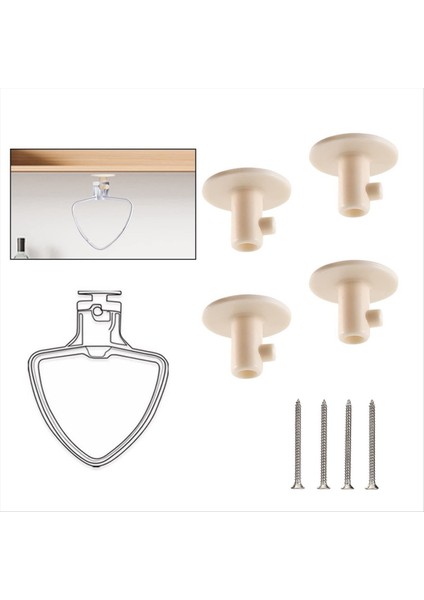 4 Parça Stand Mikser Tutucu, Mutfak Saklama Düzenleyici (Yurt Dışından) indirimleri