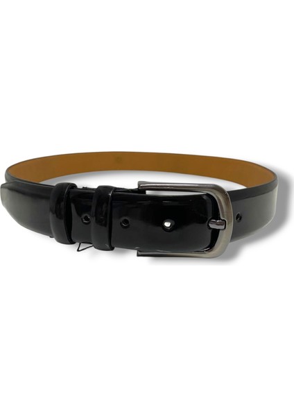 K140-26 Hakiki Rugan Deri Klasik Erkek Kemer 115 cm