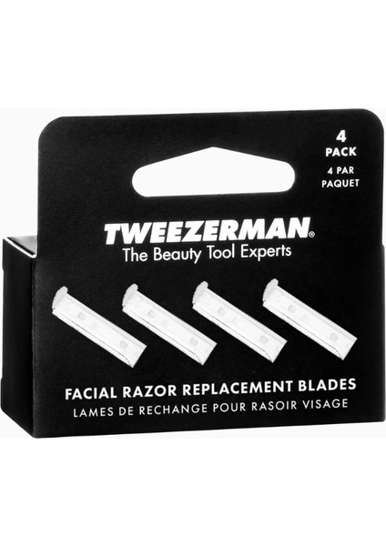 Facial Razor Yüz Tüyü Temizleme Aleti ve Yedek Bıçaklar