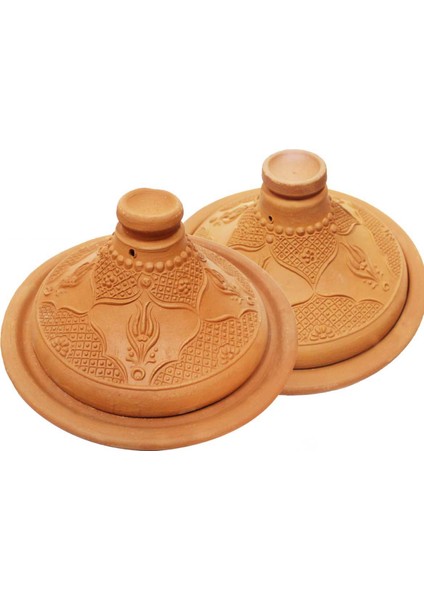 Fas Tajine Güveç Kapaklı Pişirme Tavası 27 cm fırsatları