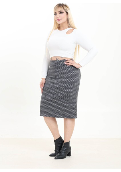 Esnek Büyük Beden Etek 44E-2750 modelleri