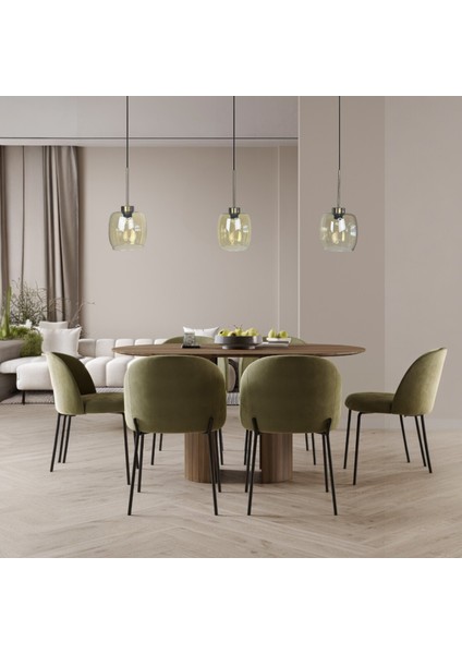 Üçlü Lunex Cam Bal Rengi Avize Ince Eskitme Başlık Sarkıt Yemek Masası Üstü Iç Mekan Cafe Otel fiyatları