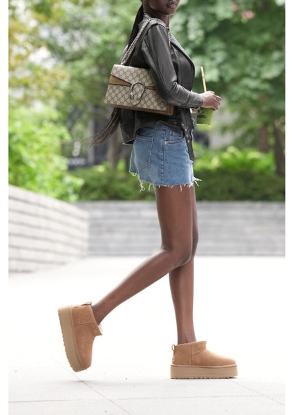 W Classic Deri Mini Bot Kadın Bot 1135092 indirimleri