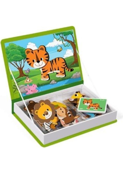 Turuncu Magnetik Hayvan Tamamlama Seti, Eğlenceli ve Yaratıcı Aktivite Keyfi