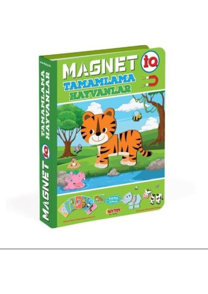 Turuncu Magnetik Hayvan Tamamlama Seti, Eğlenceli ve Yaratıcı Aktivite Keyfi fiyatları