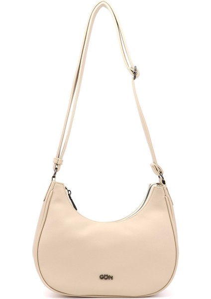 Kadın Bej Uzun Askılı Omuz Çantası