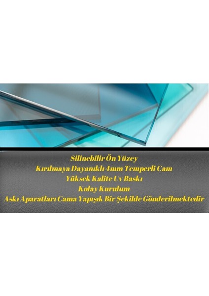 Sahilde Renkli Taşlar Cam Tablo fırsatları