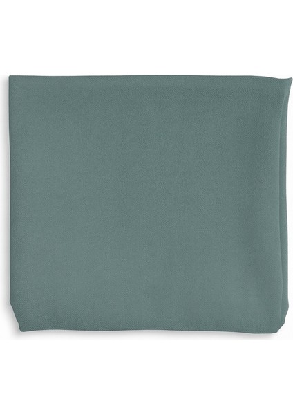 Kadın Düz Su Yeşili Eşarp – Soft Dokulu Minimal Tasarım