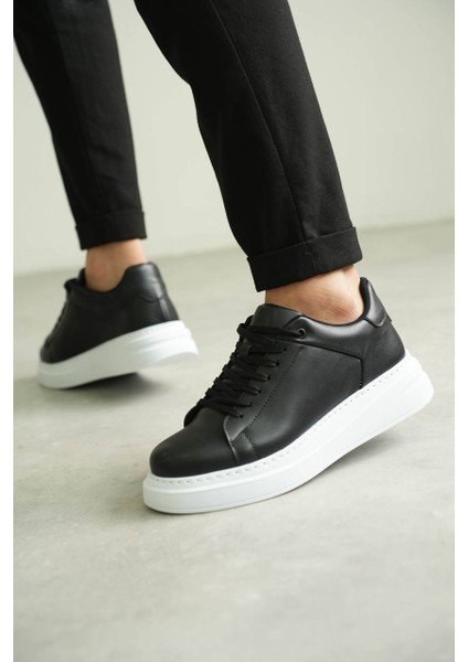 Kb-B2 Kuback Siyah Cilt Günlük Erkek Ayakkabı