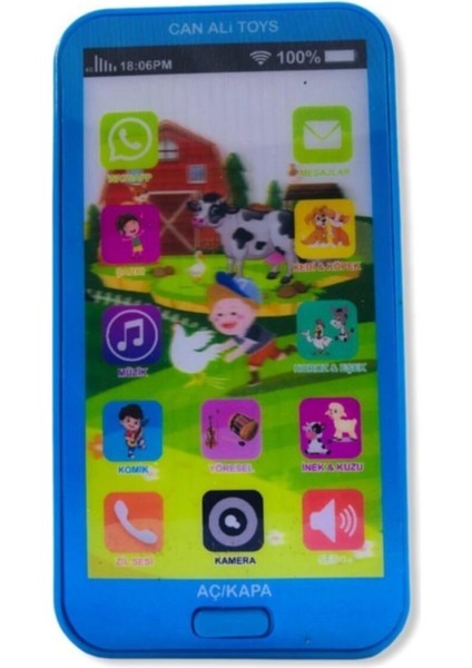 Sesli Işıklı Müzikli Çocuk Telefonuyla Eğlenceli Oyun Keyfi