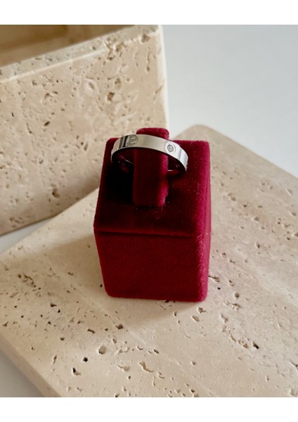 Silver Vida Kalın Yüzük Kalın Yüzük Size 7 modelleri