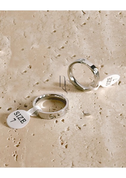 Silver Vida Kalın Yüzük Kalın Yüzük Size 7 indirimleri