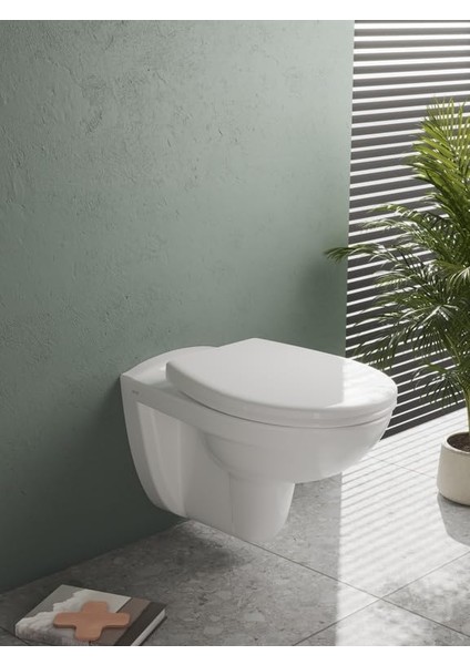 S10 109-003-901 Klozet Kapağı Oval Form Beyaz