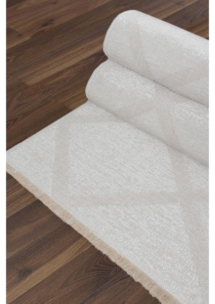 Rodney Vl Yıkanabilir Kaydırmaz Çift Taraf Pamuk Dokuma Beyaz Rix Premium Kalite Kilim fiyatları