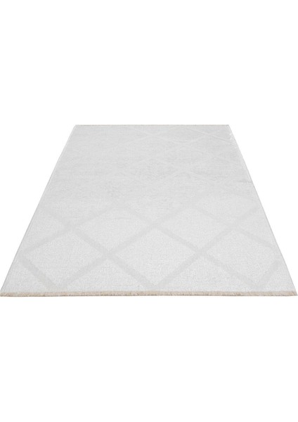 Rodney Vl Yıkanabilir Kaydırmaz Çift Taraf Pamuk Dokuma Beyaz Rix Premium Kalite Kilim indirimleri