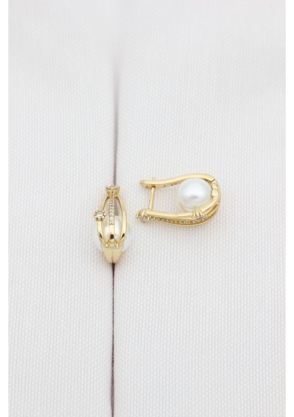 Stil Incisi/xupıng Jewelry Elips Incili Taşlı Model Küpe modelleri