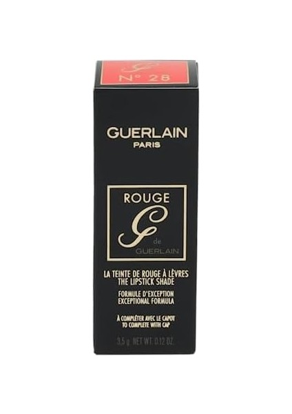 Guerlain Rouge G Lips Refill N°28 Ruj 1 Paket (1 x 3.5 G) modelleri