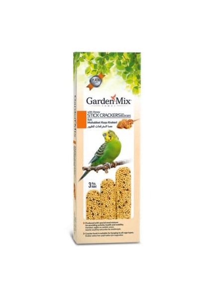 Gardenmix Platin Ballı Kuş Krakeri 3Lü modelleri