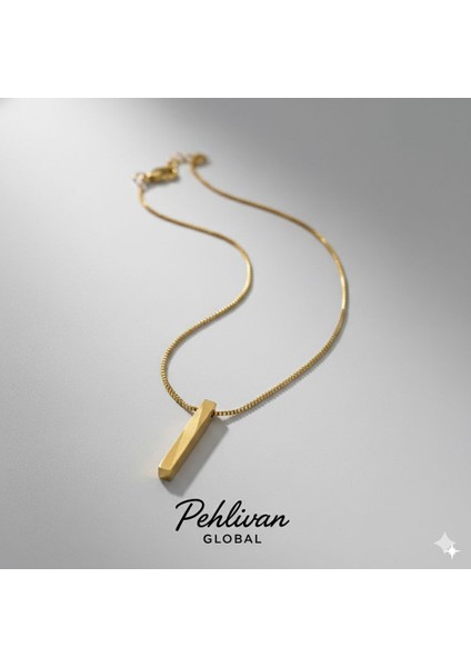 Çubuk Bar Gold Renk Çelik Kolye fiyatları