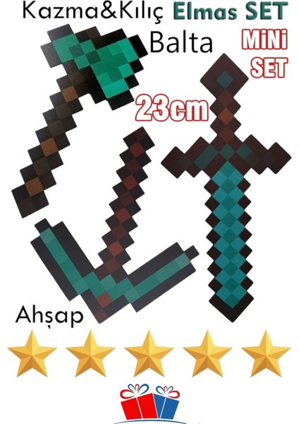 Renkli Ahşap Figürler 3'lü Set, Eğlenceli ve Şımartan Oyuncaklar