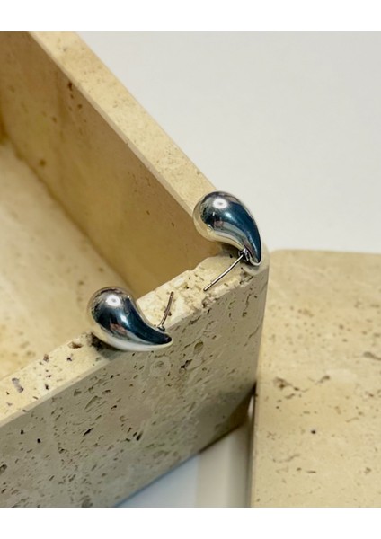 Silver Bottega Damla Küpe modelleri