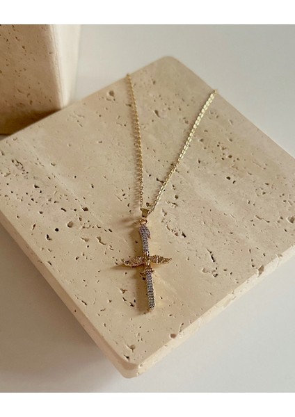 Taşlı Anka Kuşu Kolye