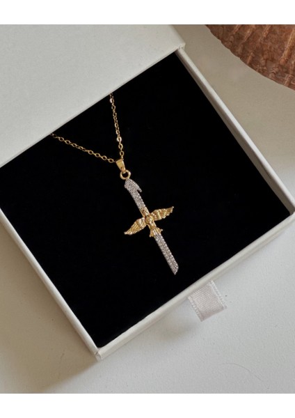 Taşlı Anka Kuşu Kolye modelleri