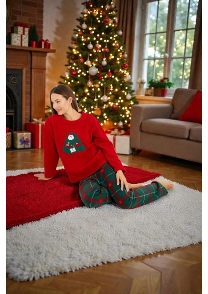 - Yılbaşı Kadın Polar Pijama Takımı modelleri