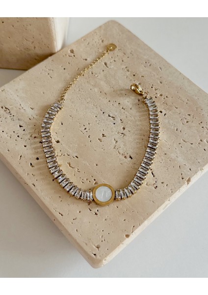 Gold Roma Harf Çelik Bileklik fırsatları