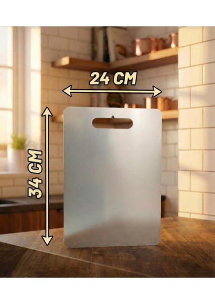 /çelik Kesme Tahtası/Büyük Boy (24 X34) fiyatları