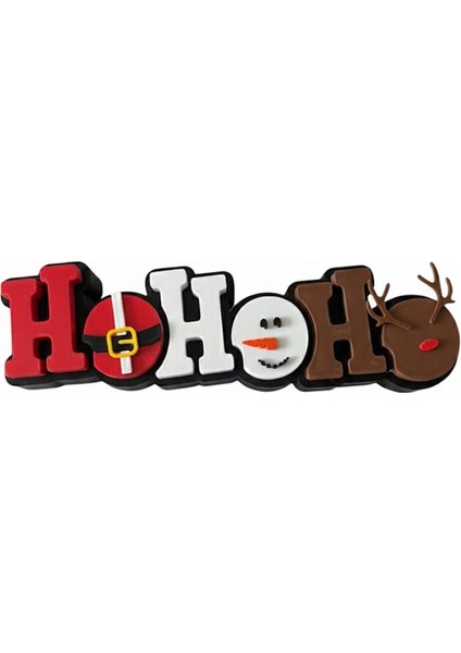 Ho Ho Ho Yılbaşı Dekor Seti – Figürlü Çiftli Noel Masaüstü Yazı fırsatları