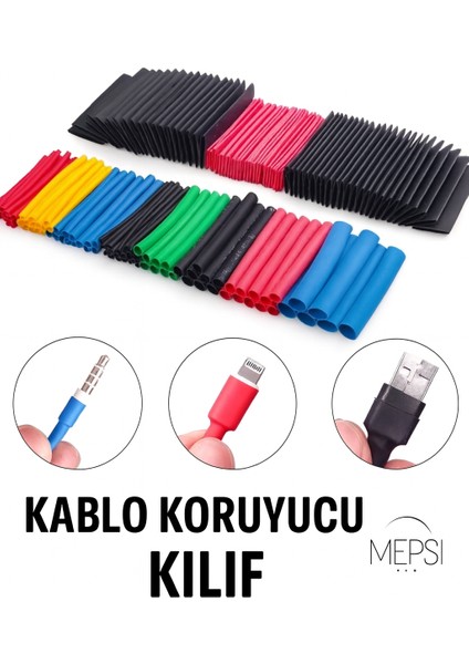 560 Parça Isıyla Daralan Makaron Seti – Profesyonel Kablo Yalıtım ve Onarım Çözümü