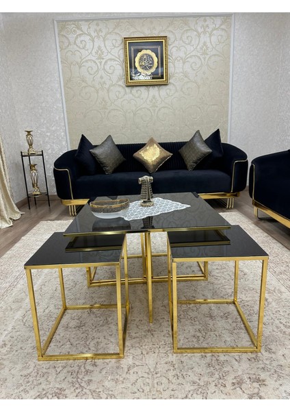 5'li Orta Vezigon Sehpa Seti fırsatları