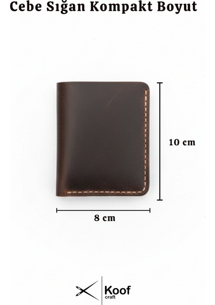 Terra Slim Wallet – Hakiki Deri Bitkisel Tabaklanmış Crazy Deri Cüzdan (4 Kart + Kağıt Para Bölmesi) fırsatları