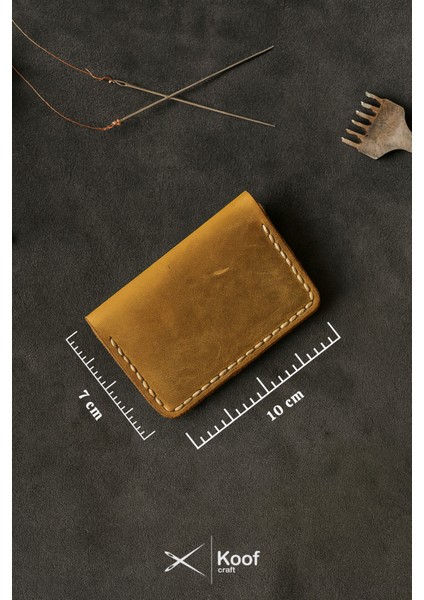 Slim Duo %100 Hakiki Deri Kartlık – El Yapımı, Minimal Kartlık, Hediyelik modelleri