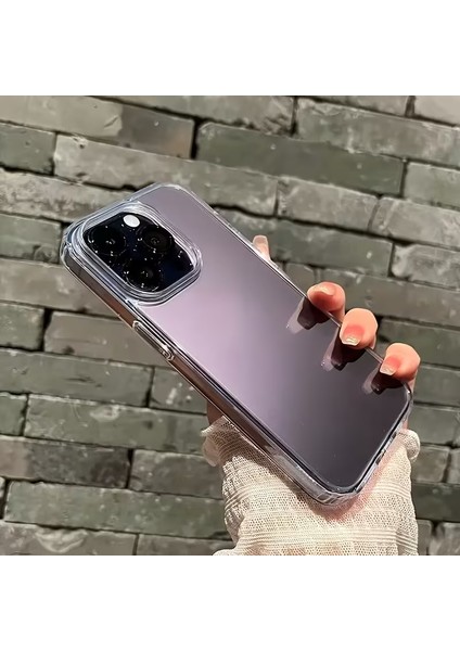 Iphone 14PRO Sert Mika Kılıf.Sararma Yapmaz Net Görüntü Darbe Emici Tam Kaplama