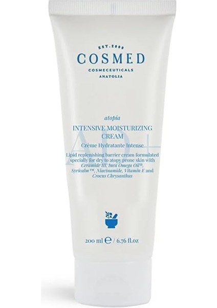 Cosmed Ad+ Atopik Eğilimli Veya Çok Kuru Ciltler Için Yoğun Nemlendirici Yüz ve Vücut Kremi