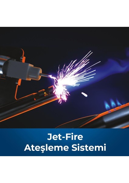 Built-In 700 Serisi 38 Tezgah Üstü Gazlı Mangal indirimleri