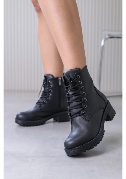 HUVA MODEL 3 TABANLI POSTAL KISA BOT SIYAH