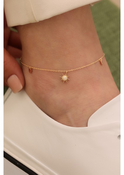 14 Ayar Altın Güneş Halhal