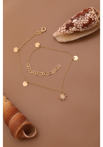 14 Ayar Altın Güneş Halhal fırsatları