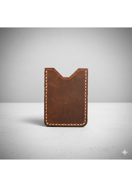 Classic Slim Deri Kartlık – Bitkisel Tabaklanmış Hakiki Deri Minimal Kartlık