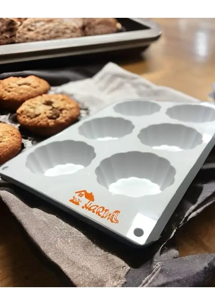 6'lı Silikon Muffin Kalıbı